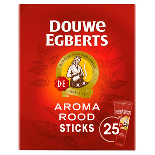 Douwe Egberts Aroma rood oploskoffie sticks