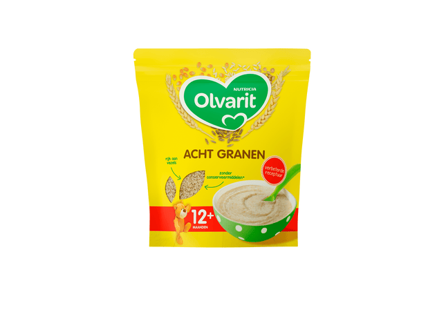 Olvarit 12+mnd Pap Acht Granen