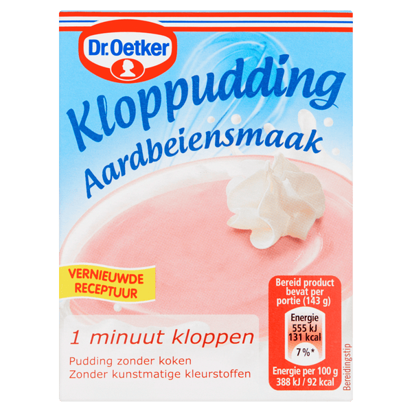 Dr. Oetker Clump Pudding strawberry flavor