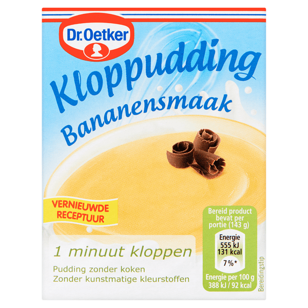 Dr. Oetker Kloppudding Bananengeschmack