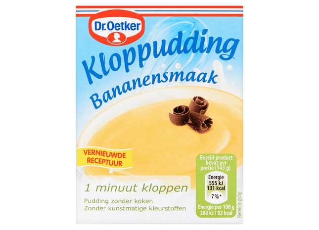 Dr. Oetker Kloppudding-Bananengeschmack