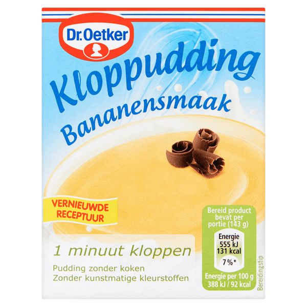 Dr. Oetker Kloppudding Bananengeschmack