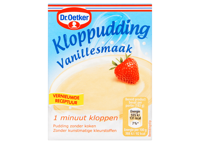 Dr. Oetker Kloppudding vanillesmaak