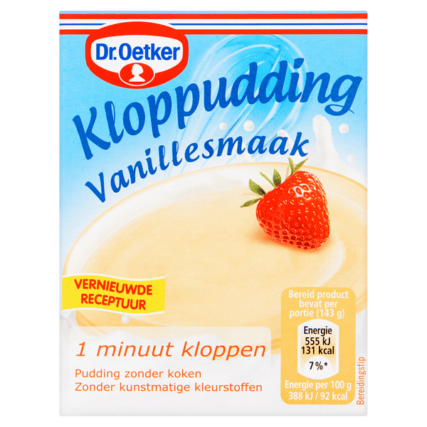 Dr. Oetker Clump Pudding vanilla flavor