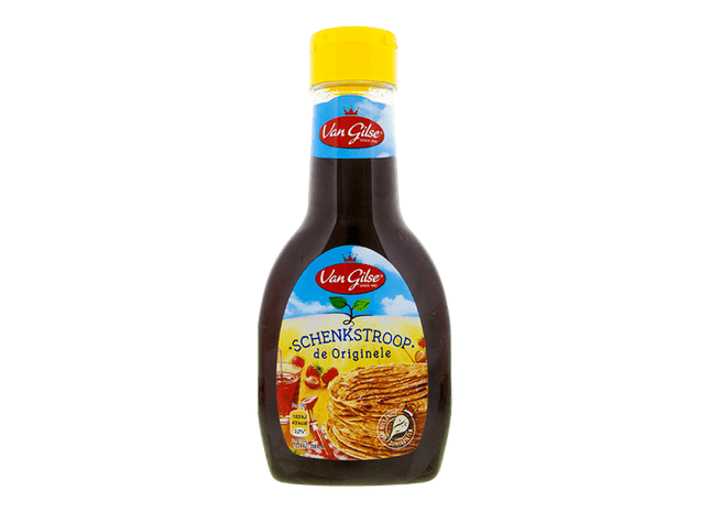 Van Gilse gießt Sirup original ein