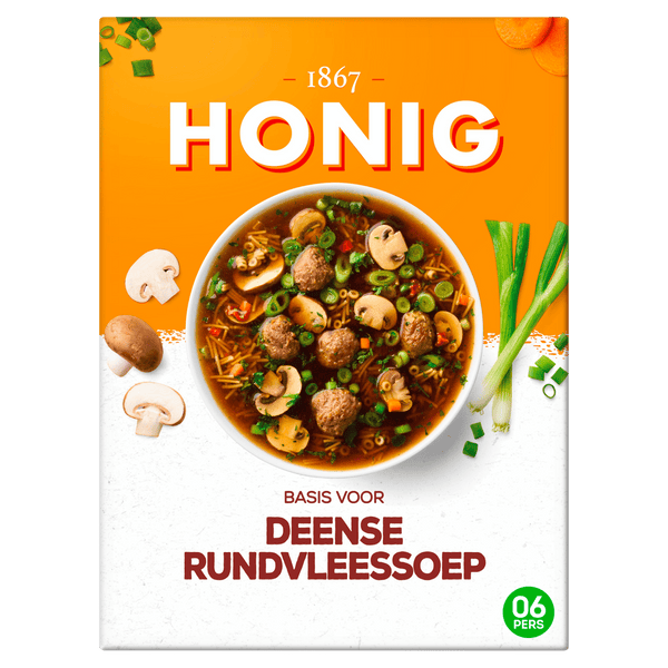Honigbasis für dänische Rindfleischsuppe