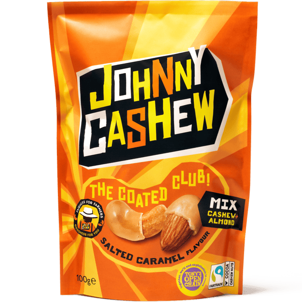 Johnny Cashew Gesalzener Karamell Mandel-Cashew-Mix