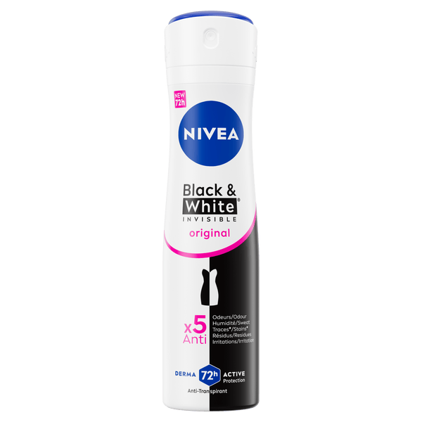 Nivea Invisible Black & White Deodorant Spray