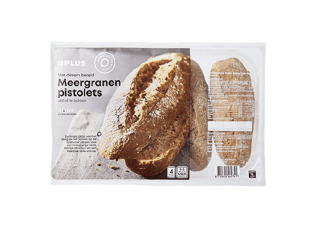 Mit Sauerteig zubereitete Mehrkornbrötchen