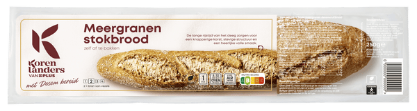 Korenlanders Mehrkorn-Stangenbrot mit Sauerteig hergestellt