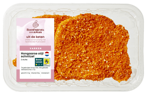 Boerentrots Schnitzel Hongaarse stijl 2st