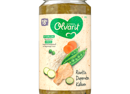 Olvarit 18+months Risotto Peas Turkey