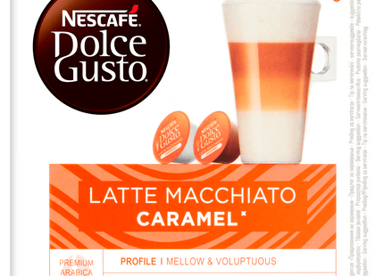 Nescafe Dolce Gusto coffee cups caramel