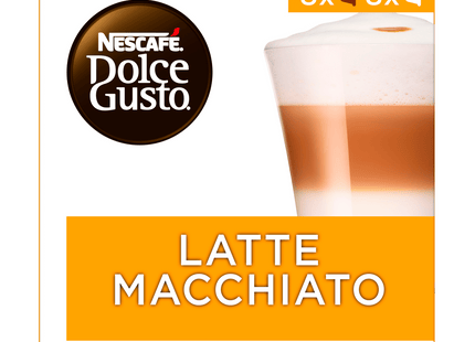 Nescafe Dolce Gusto coffee cups latte macchiato