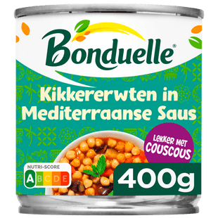 Bonduelle Kikkererwten in mediterraanse saus