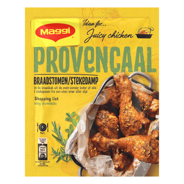 Maggi Bratdämpfen Hähnchen Provenzalisch
