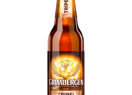 Grimbergen Tripel abbey beer bottle