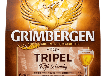 Grimbergen Tripel abbey beer bottle