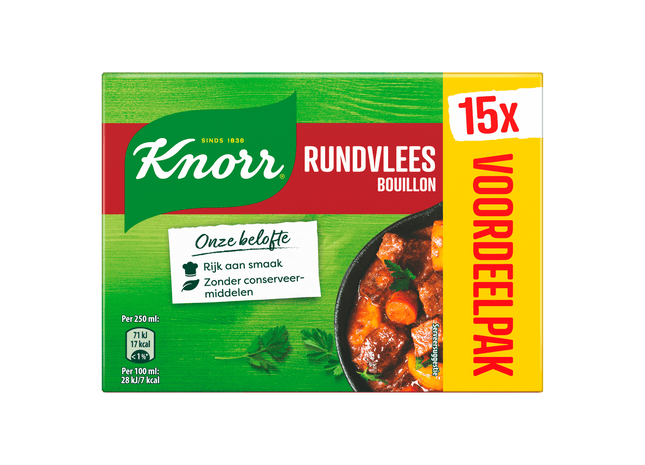 Knorr Bouillon blokjes rundvlees