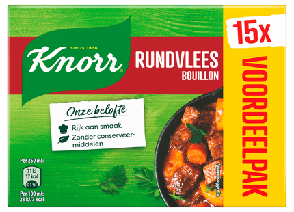 Knorr bouillon cubes beef