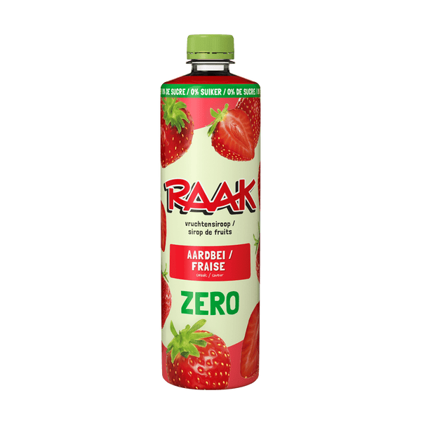 Raak Fruit Syrup strawberry zero