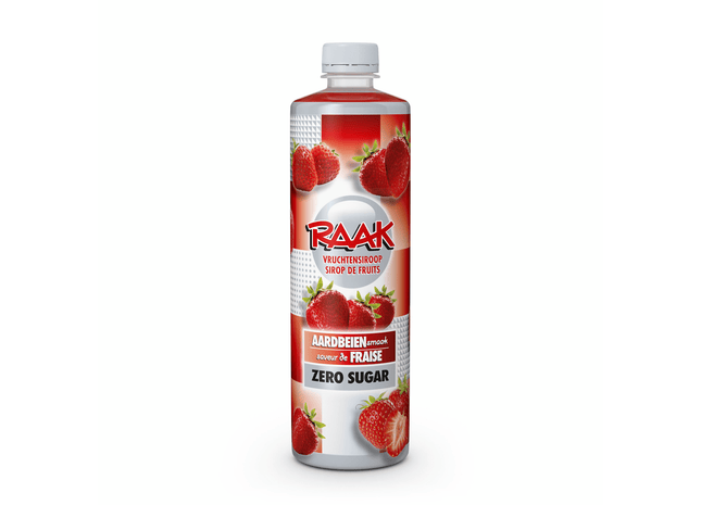 Raak Vruchtensiroop aardbeien zero