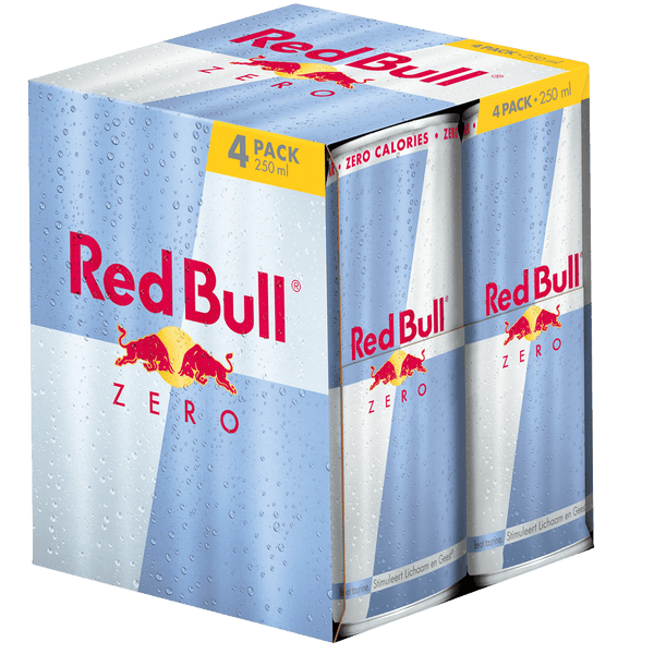 Red Bull Energy drink zero 4-pack