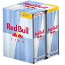 Red Bull Energy drink zero 4-pack