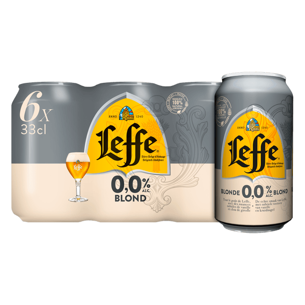 Leffe Blond Belgisch abdijbier 0.0%