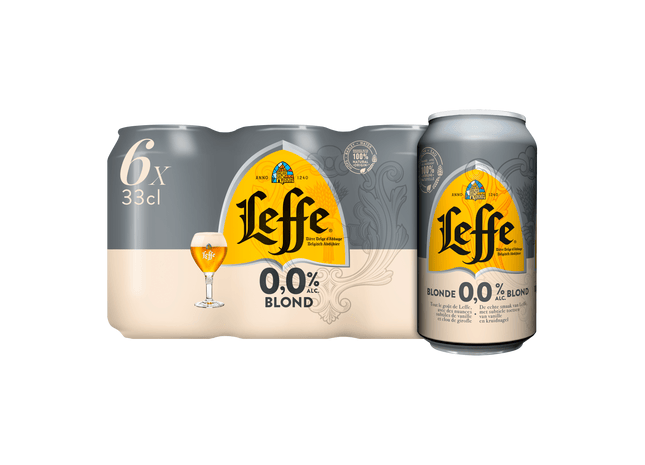 Leffe Blond Belgisch abdijbier 0.0%
