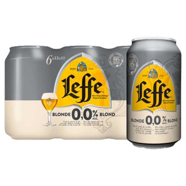 Leffe Blond Belgisch abdijbier 0.0%