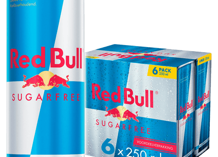 Red Bull Energy drink sugar-free 6-pack
