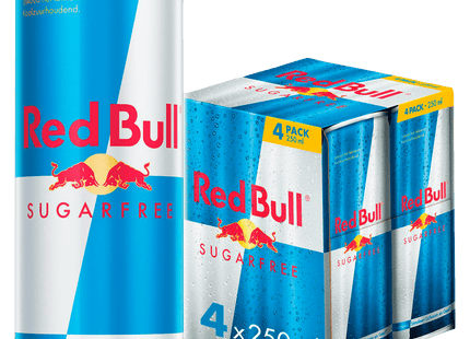 Red Bull Energy drink suikervrij 4-pack