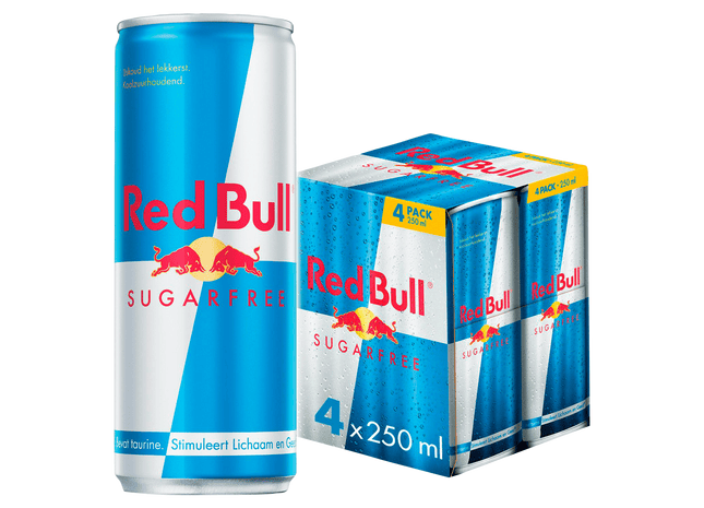 Red Bull Energy drink suikervrij 4-pack