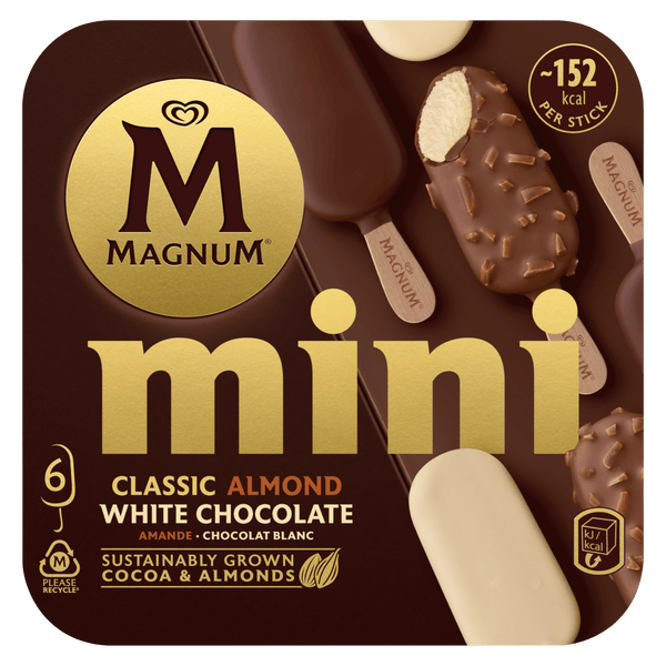 Magnum Mini Classic Almond White Chocolate