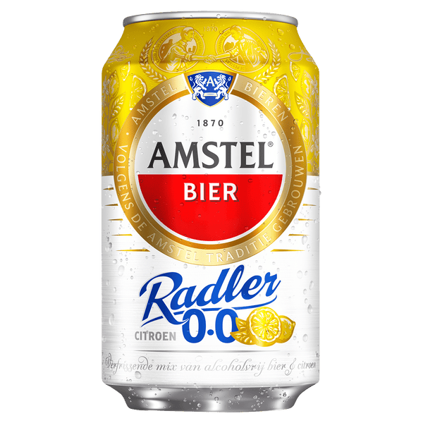 Amstel Radler citroen 0.0 bier blik