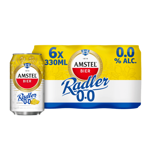Amstel Radler citroen 0.0 bier blik