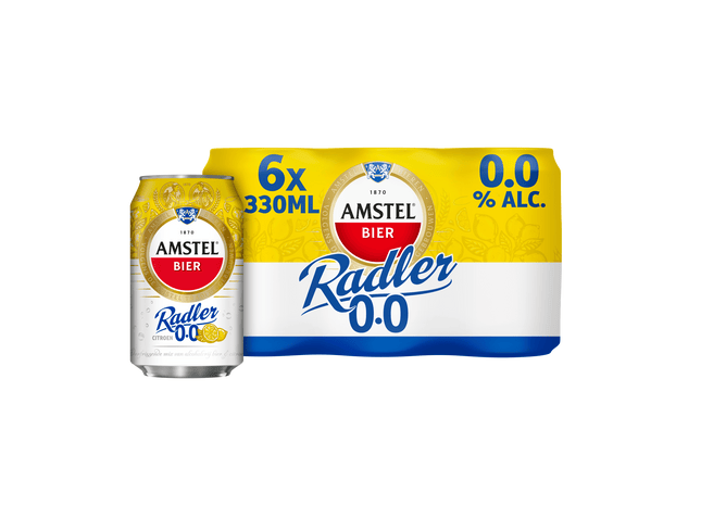 Amstel Radler citroen 0.0 bier blik
