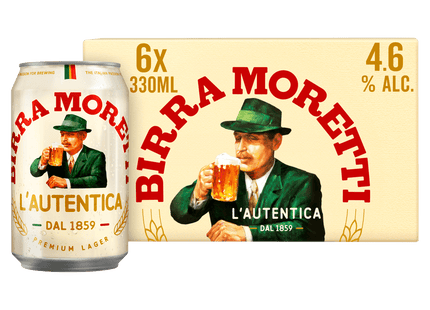 Birra Moretti L'Autentica bier blik