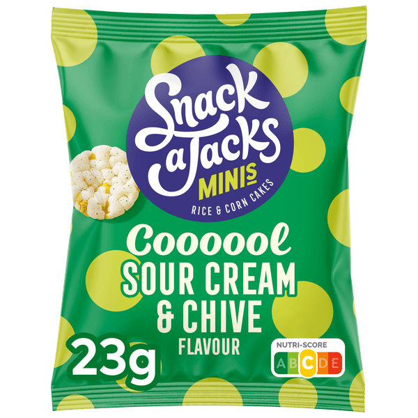 Snack A Jacks Rijstwafels Sour Cream bieslook