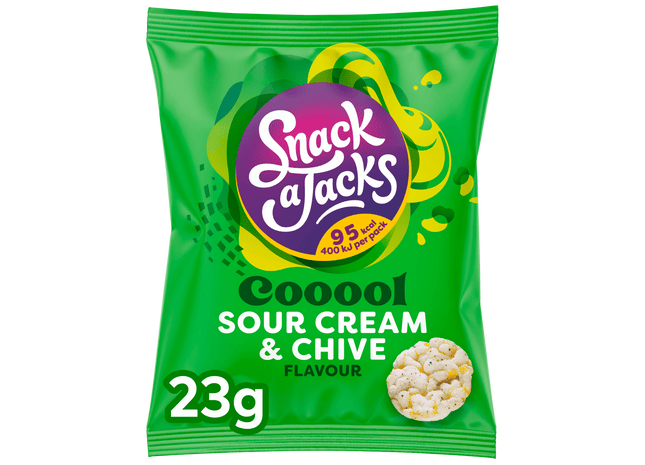 Snack A Jacks Rijstwafels Sour Cream bieslook