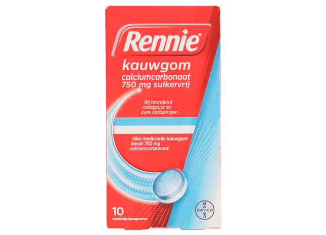 Rennie Kaugummi Calciumcarbonat zuckerfrei