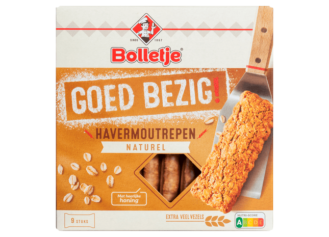 Bolletje Goed bezig stevige havermoutrepen
