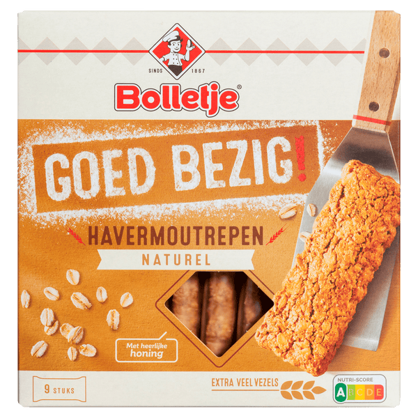 Bolletje Goed bezig stevige havermoutrepen