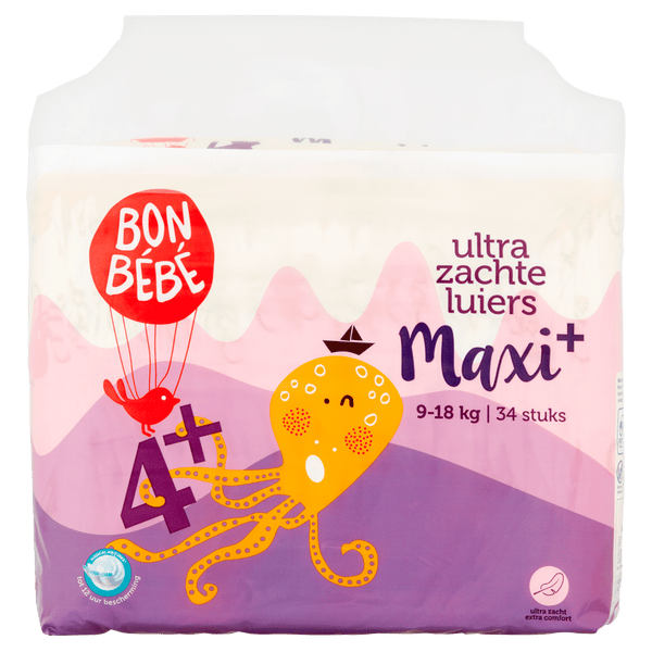 Bonbebe Diapers size 4+ maxi+ 9-18 kg