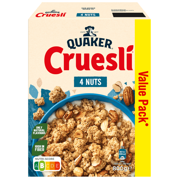 Quaker Cruesli 4 Nüsse GVP