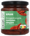 Zongedroogde tomatenreepjes op olie