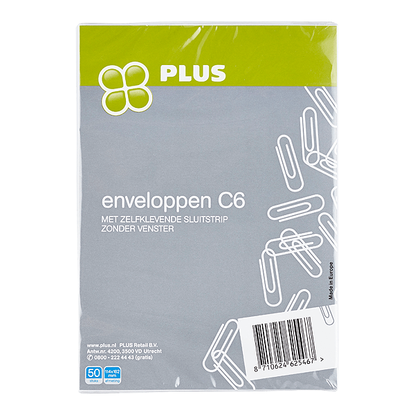 Enveloppen C6 114x162 mm