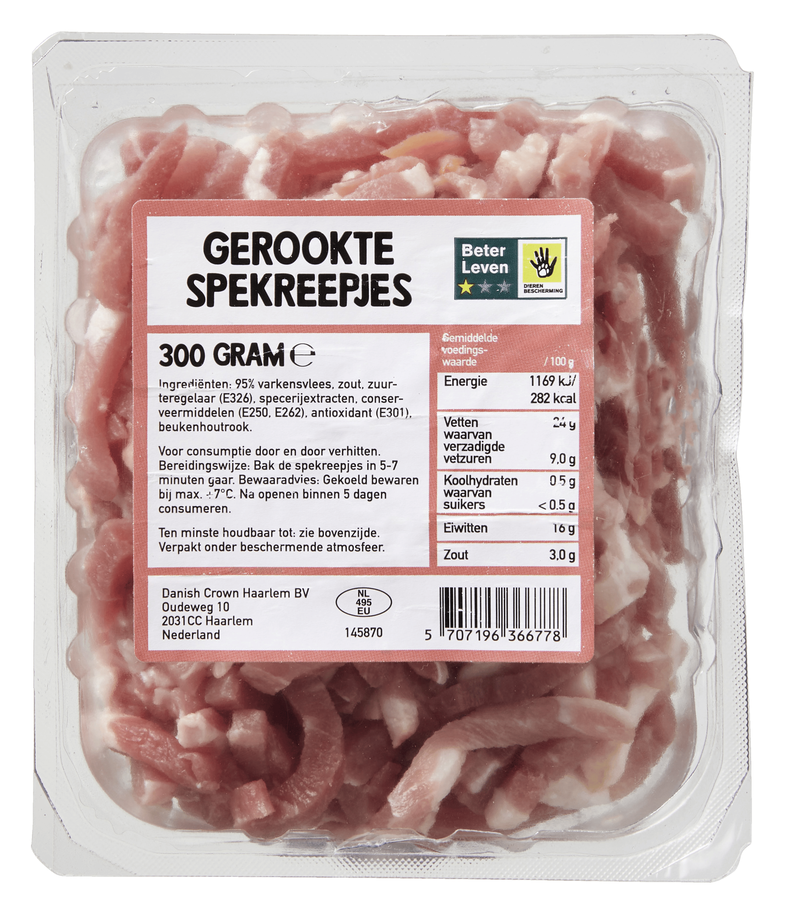 Reepjes & blokjes vlees Image