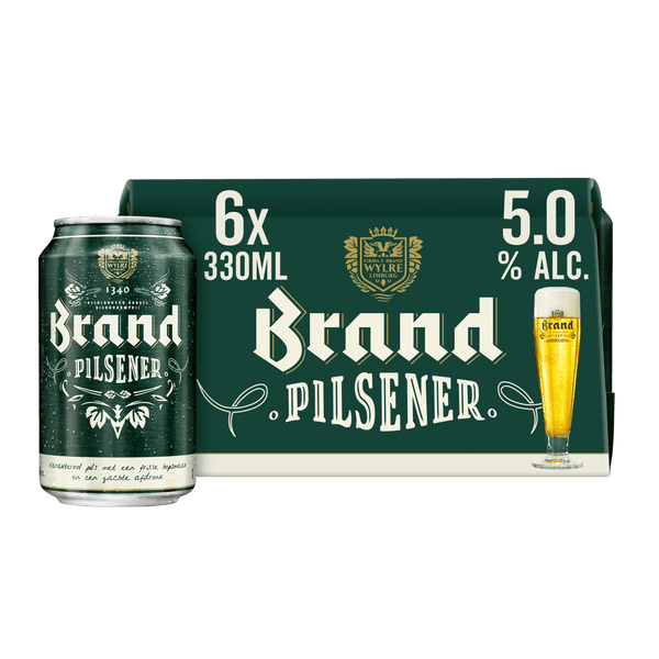 Brand Pilsener bier blik